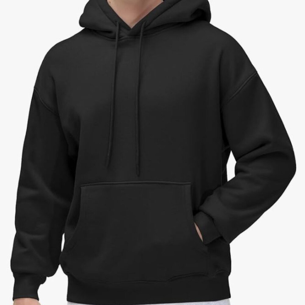 GYM PEOPLE Men's Fleece Pullover Hoodie Loose Fit Ultra Soft Hooded Sweatshirt